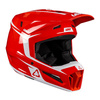 Kask cross z goglami LEATT KIT MOTO 3.5 RED czerwony