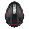Kask szczękowy AXXIS GHOSTFIGHTER SV MANIAC B5 MATT czarny czerwony