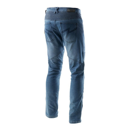 Jeansy motocyklowe REBELHORN REVOLT MONOLAYER WASHED BLUE niebieski