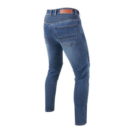 Jeansy motocyklowe REBELHORN EAGLE III SLIM FIT WASHED BLUE niebieski