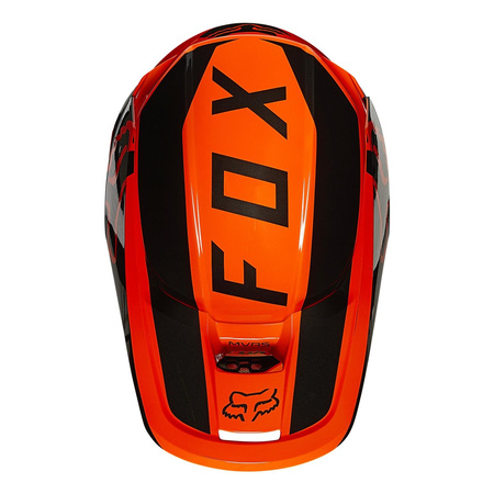 Kask cross FOX V1 REVN ORANGE pomarańczowy czarny
