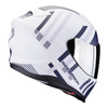 Kask integralny SCORPION EXO 520 EVO AIR BANSHEE MATT WHITE/BLUE/PURPLE biały niebieski fioletowy