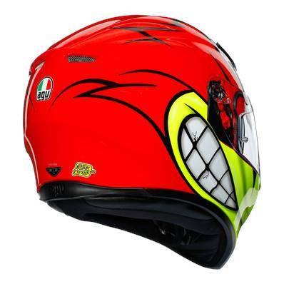 Kask integralny AGV K3 SV BIRDY RED czerwony żółty biały