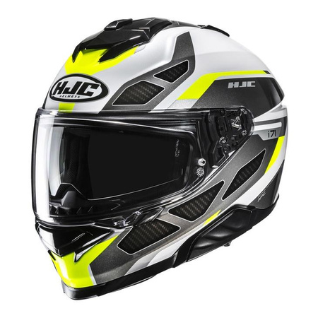 Kask integralny HJC I71 ZEST WHITE/YELLOW biały żółty