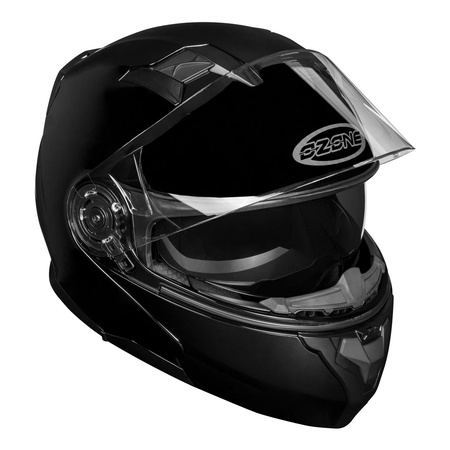 Kask szczękowy OZONE STORM GLOSS BLACK czarny