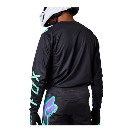 Bluza cross FOX 180 TOXSYK BLACK czarny zielony niebieski