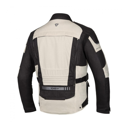 Kurtka tekstylna SECA STRADA EVO GREY szary czarny