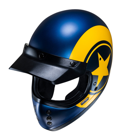 Kask integralny HJC V60 NYX BLUE/YELLOW niebieski żółty