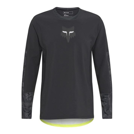 Koszulka rowerowa FOX DEFEND THERMAL Z DŁUGIM RĘKAWEM LUNAR SE BLACK czarny