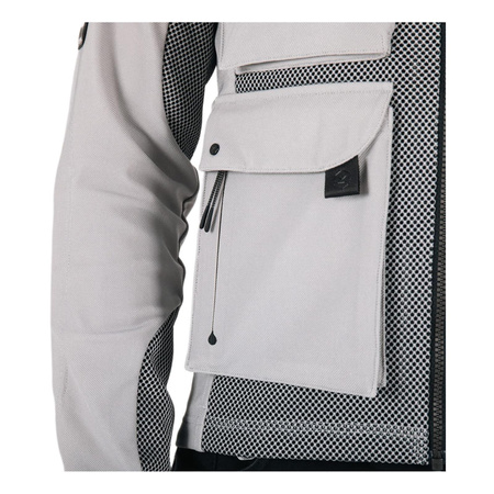 Kurtka tekstylna KNOX TOR LIGHT GREY szary