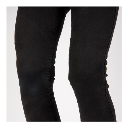 Jeansy motocyklowe damskie OZONE STRIKER LADY SLIM FIT BLACK czarny