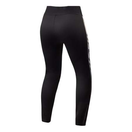 Jeansy motocyklowe damskie REVIT TALIA LADY LONG BLACK/WHITE czarny biały