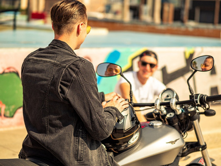 Kurtka jeansowa BROGER FLORIDA WASHED BLACK czarny