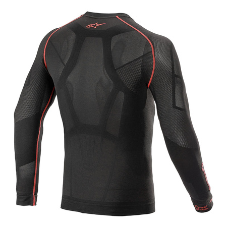 Koszulka termoaktywna ALPINESTARS RIDE TECH V2 BLACK/RED czarny czerwony