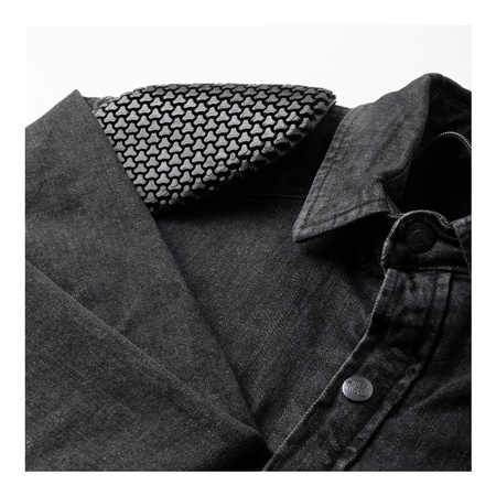 Koszula motocyklowa BROGER ALASKA JEANS WASHED BLACK czarny