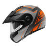 Kask szczękowy SCHUBERTH E1 ECE ENDURANCE ORANGE pomarańczowy szary czarny