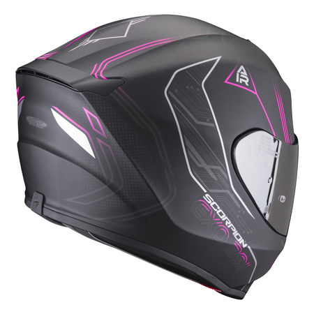 Kask integralny SCORPION EXO 391 SPADA MATT BLACK/PINK czarny różowy