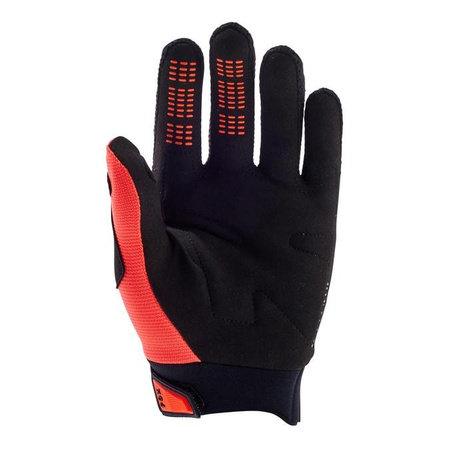Rękawice cross dziecięce FOX JUNIOR DIRTPAW FLUO ORANGE pomarańczowy fluo