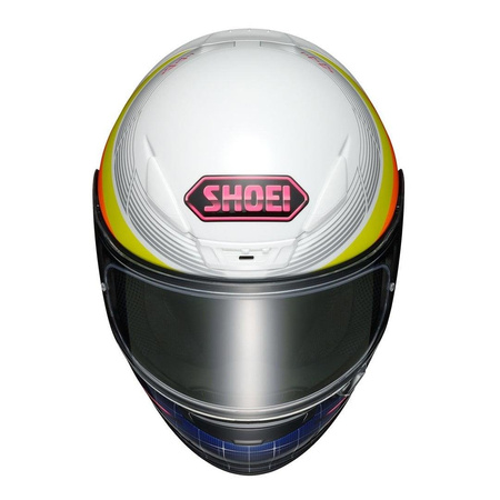 Kask integralny SHOEI NXR Zork TC-7 biały złoty różowy fioletowy czerwony