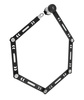 Zapięcie składane KRYPTONITE KRYPTOLOK 610S 100CM BLACK czarny