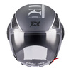 Kask otwarty AXXIS METRO S SIRIS C2 MATT czarny szary