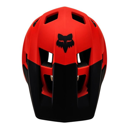 Kask rowerowy FOX DROPFRAME ORANGE FLAME pomarańczowy fluo