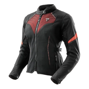 Kurtka tekstylna damska REBELHORN JAX LADY BLACK/RED czarny czerwony