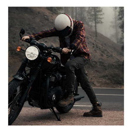 Jeansy motocyklowe BROGER ALASKA II JOGGER FIT CARAMEL beżowy