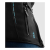 Kurtka tekstylna damska REBELHORN JAX LADY BLACK/BLUE LAGOON czarny niebieski
