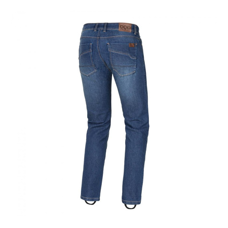 Jeansy motocyklowe SECA NIGHT CITY CORDURA LONG BLUE niebieski