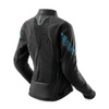 Kurtka tekstylna damska REBELHORN JAX LADY BLACK/BLUE LAGOON czarny niebieski