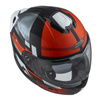 Kask szczękowy NZI COMBI 3 DUO METRIC BLACK RED MATT czarny czerwony