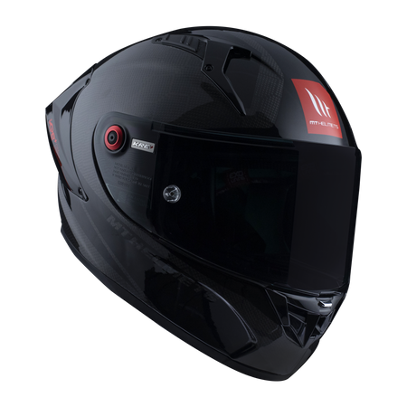 Kask integralny MT KRE+ S SOLID GLOSS CARBON/BLACK czarny