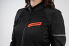 Kurtka tekstylna damska SHIMA X-MESH 2.0 LADY RED czarny czerwony