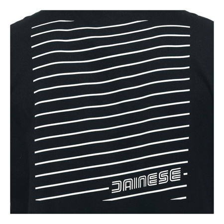 Koszulka T-shirt DAINESE HATCH BLACK/WHITE czarny biały
