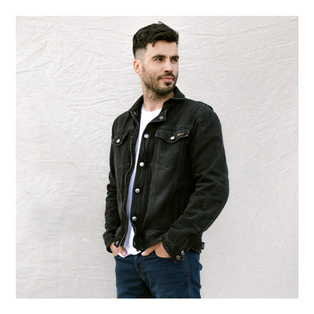 Kurtka jeansowa BROGER FLORIDA WASHED BLACK czarny