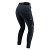 Jeansy motocyklowe damskie OZONE JANE LADY JOGGER FIT BLACK czarny