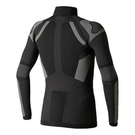 Koszulka termoaktywna SPIDI SEAMLESS BLACK/GREY czarny szary