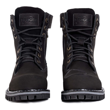 Buty krótkie BROGER ALASKA II VINTAGE BLACK czarny