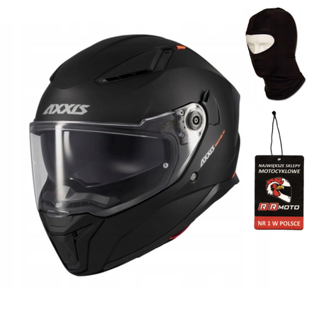 Kask integralny AXXIS PANTHER SV SOLID A1 MATT BLACK czarny mat