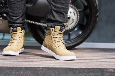 Trampki motocyklowe SHIMA SX-2 EVO BROWN brązowy biały