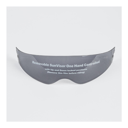 Blenda przeciwsłoneczna do kasku OZONE OZ-INVISOR-WIND WIND SMOKE czarny