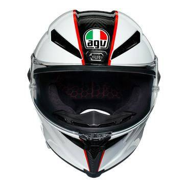 Kask integralny AGV PISTA GP RR SCUDERIA biały czerwony czarny