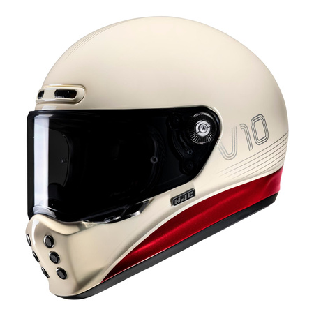 Kask integralny HJC V10 TAMI WHITE/RED biały czerwony