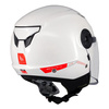 Kask otwarty dziecięcy MT LITE KIDS SOLID GLOSS WHITE biały