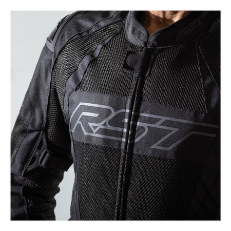 Kurtka tekstylna RST TRACTECH EVO 4 MESH LIGHTWEIGHT CE BLACK/BLACK/BLACK czarny