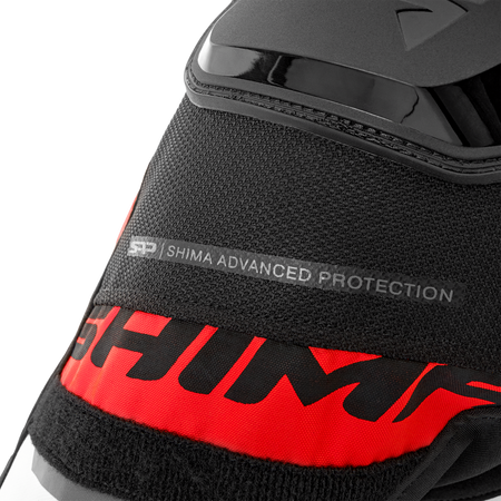 Kurtka tekstylna SHIMA MESH PRO 2.0 RED czarny czerwony biały