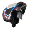 Kask szczękowy NZI MINIMOD WATSON WHITE BLACK POWER biały czarny