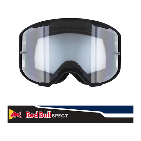 Gogle motocyklowe RED BULL SPECT STRIVE BLACK SZYBA CLEAR FLASH/CLEAR czarny