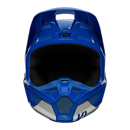 Kask cross FOX V1 REVN BLUE niebieski biały czarny
